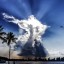 Cloud-Angel - fotografiert in Miami